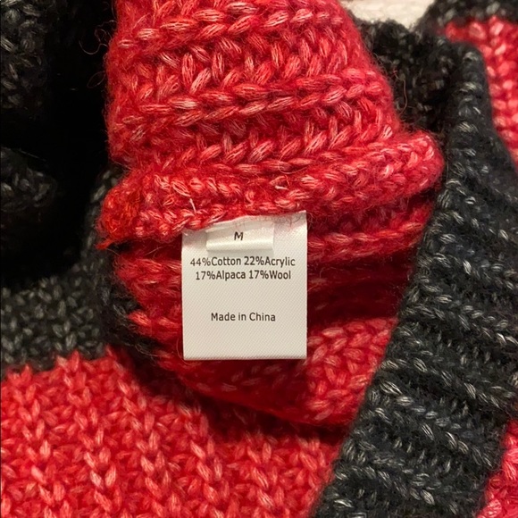 LA LIGNE Colorblock Balloon Sleeve Crop Sweater - Picture 6 of 6